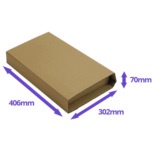 Book Wrap Mailers - 406x302x70mm