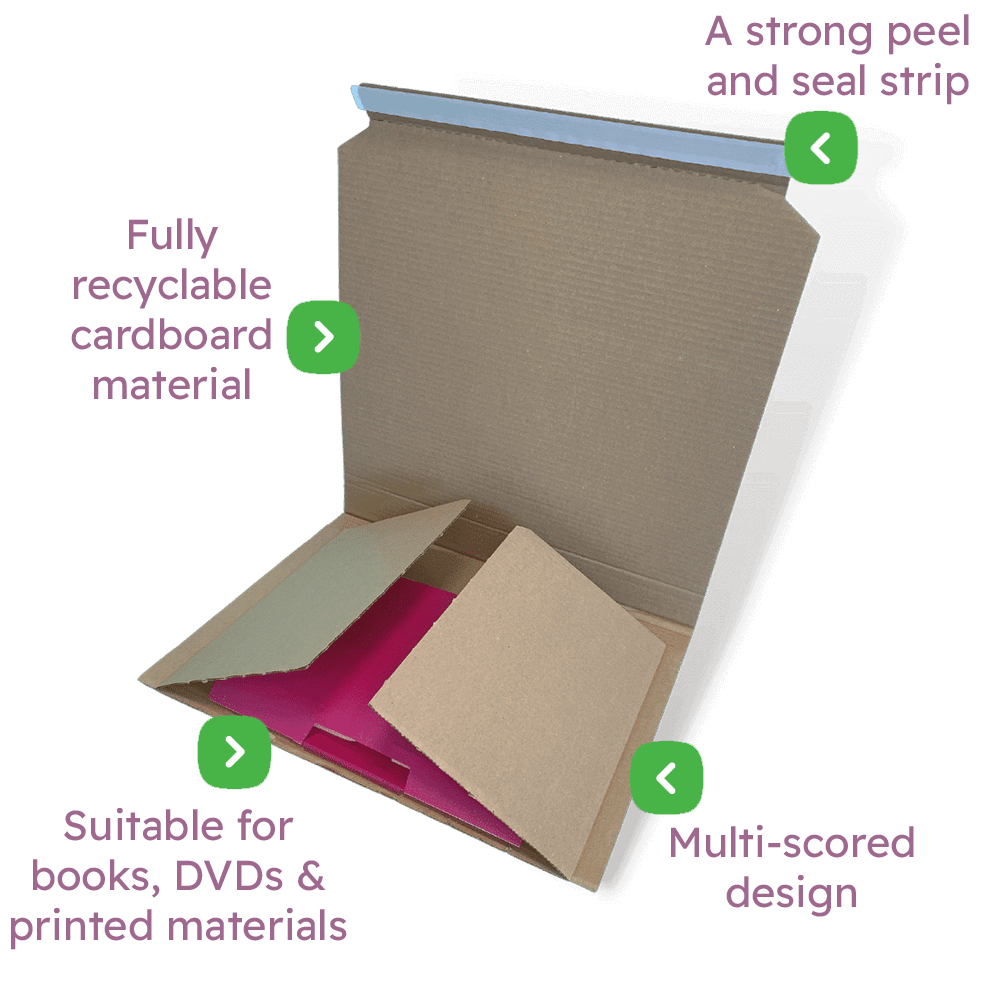 Book Wrap Mailers - 410x320x100mm