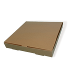 Brown 7" (Inch) Takeaway Pizza Box - 188x188xx46mm
