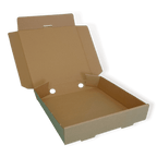 Brown 9" (Inch) Takeaway Pizza Box - 229x229x38mm