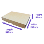 Brown C4 Telescopic Boxes - 337x236x48mm
