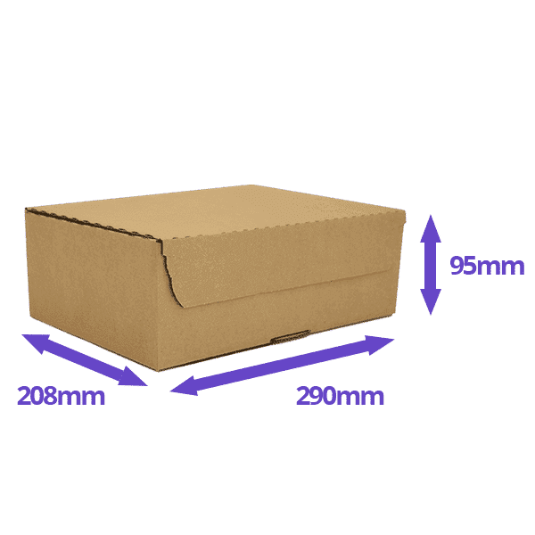 Brown E-Commerce Postal Box - 290x208x95mm