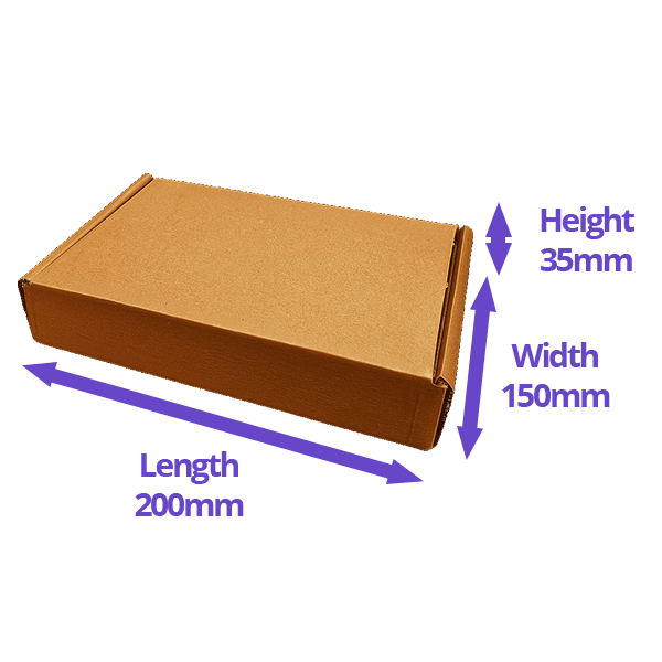 Brown FlexHold™ Boxes - 200x150x35mm