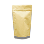 Brown Paper Stand-Up Pouches - 120x200x80mm - Small Gusset