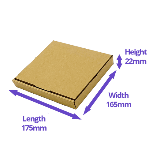 Brown PiP Large Letter Postal Box - 175x165x22mm