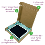 Brown PiP Small Parcel Postal Box - 240x240x40mm