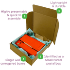 Brown PiP Small Parcel Cake Box - 254x254x102mm