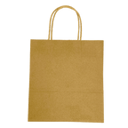 Brown Twist Handle Paper Carrier Bags - 240x110x310mm