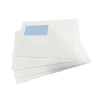 500 White C5+ High Windowed (45mm x 90mm Window) Folding Inserting Machine Envelopes (162mm x 235mm)