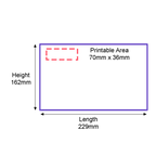 Custom Franking Logo for C5 Non Windowed Gummed Envelopes (162mm x 229mm) - Box of 500