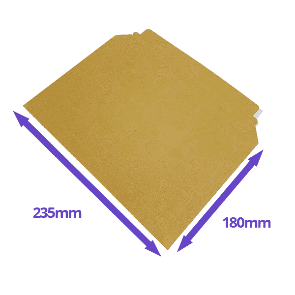 Cardboard Envelopes - Standard Solid Board - 180x235mm