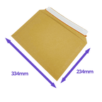 Cardboard Envelopes - Standard Solid Board - 234x334mm