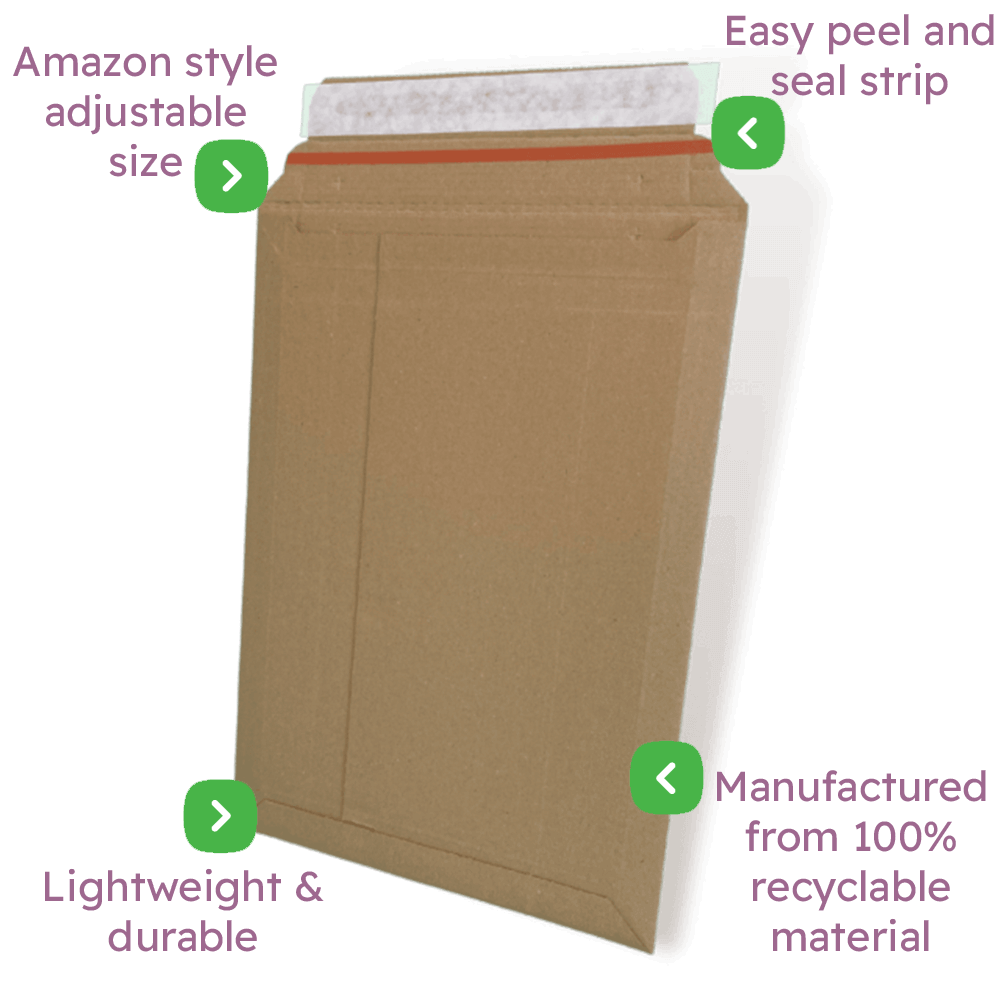 Corrugated Pocket Envelopes - 360x250mm