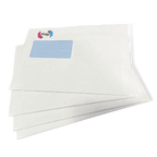 Custom Franking Logo for C5+ High Windowed Folding Inserting Machine Envelopes (162mm x 235mm) - Box of 500