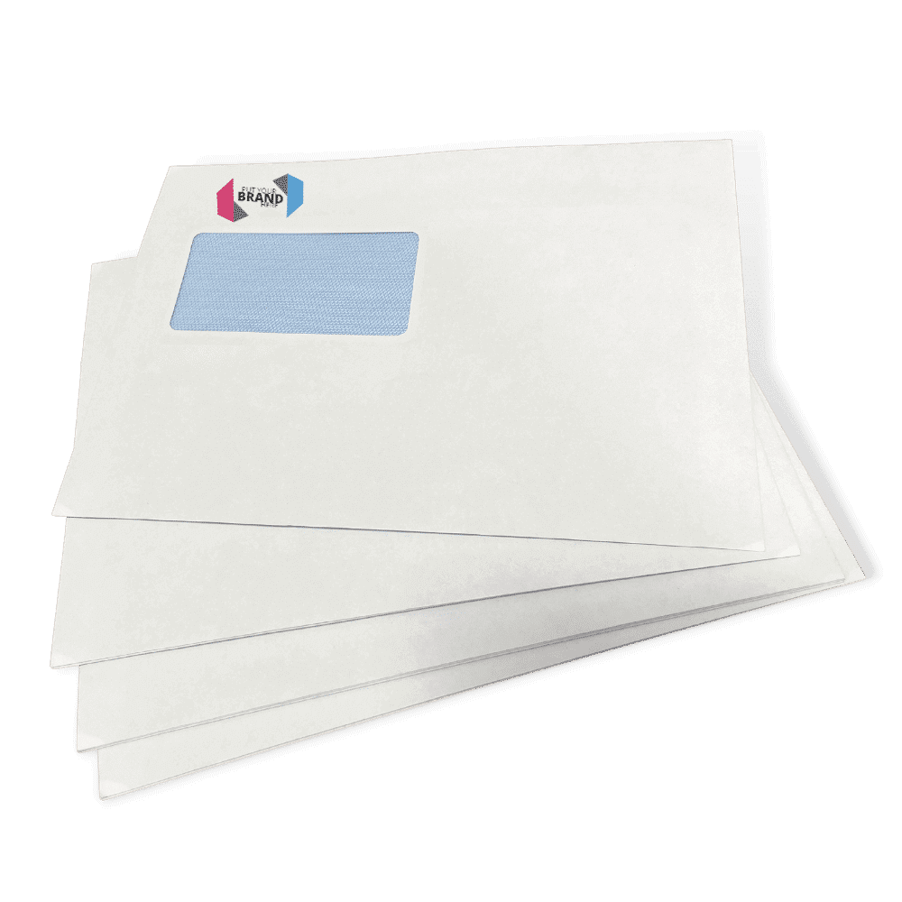 Custom Franking Logo for C5+ High Windowed Folding Inserting Machine Envelopes (162mm x 235mm) - Box of 500