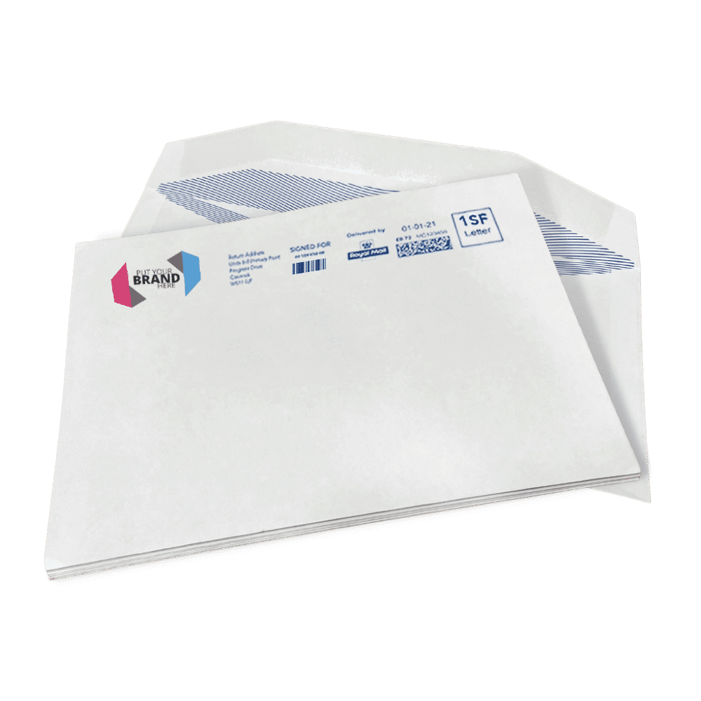 Custom Franking Logo for C5+ Non Windowed Folding Inserting Machine Envelopes (162mm x 235mm) - Box of 500