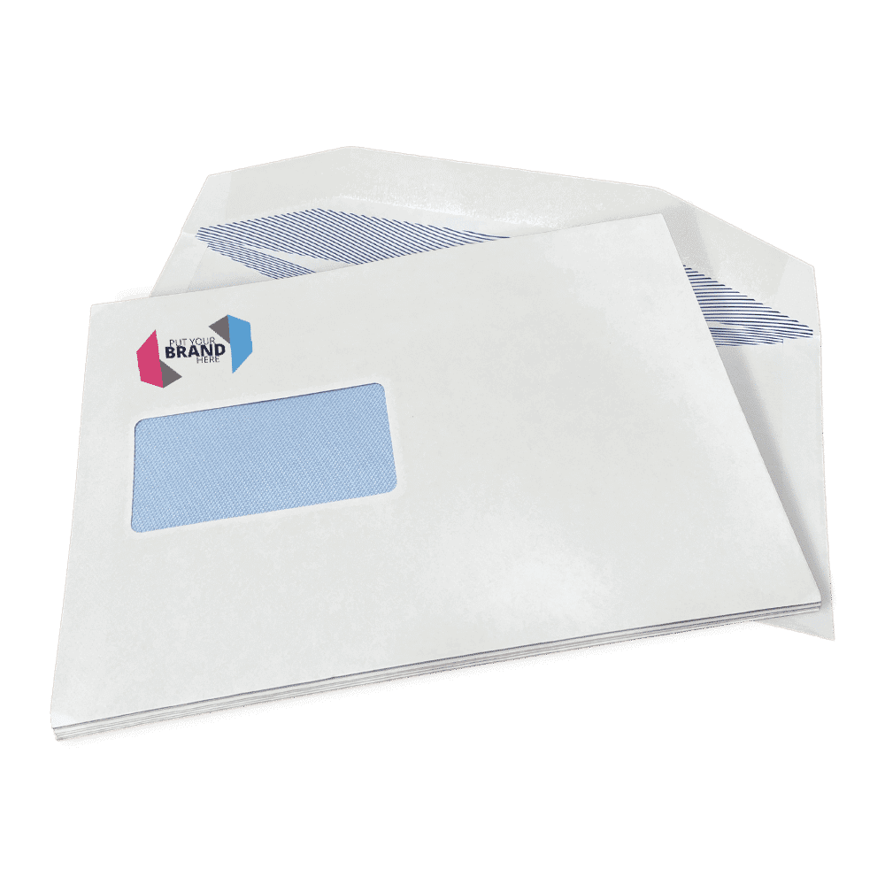 Custom Franking Logo for C5+ Windowed Folding Inserting Machine Envelopes (162mm x 235mm) - Box of 500