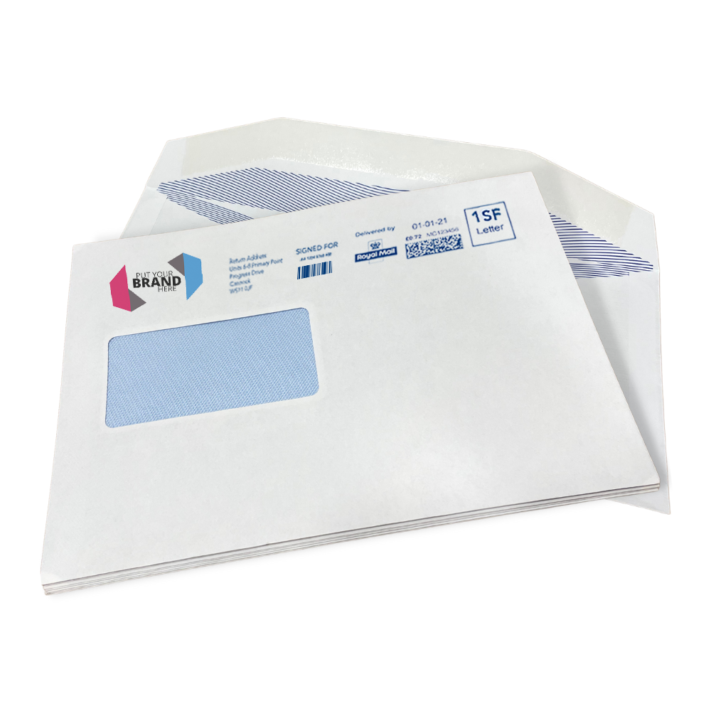 Custom Franking Logo for C5 Windowed Gummed Envelopes (162mm x 229mm)