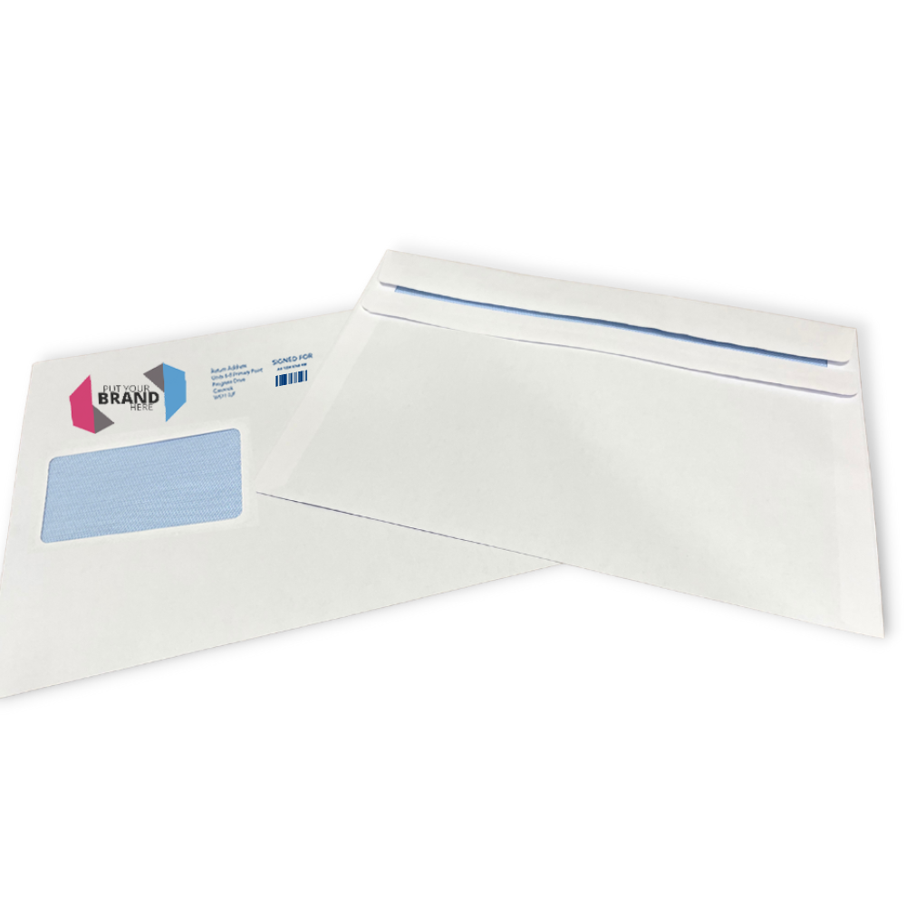 Custom Franking Logo for C5 Windowed Gummed Envelopes (162mm x 229mm)