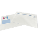 Custom Franking Logo for C5 Windowed Self Seal Envelopes (162mm x 229mm) - Box of 500