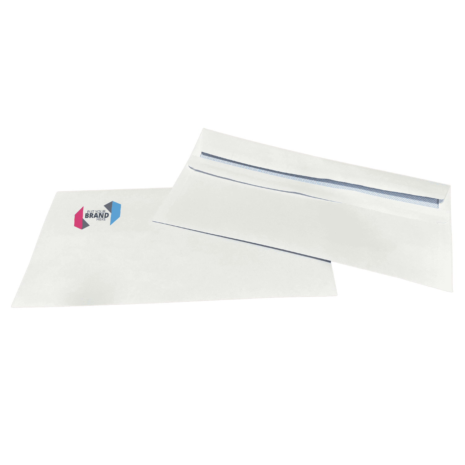 Custom Franking Logo for DL Non-Windowed Self Seal Envelopes (110mm x 220mm) - Box of 1000