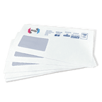Custom Franking Logo for DL Windowed Self Seal Envelopes (110mm x 220mm) - Box of 1000