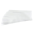 White DL Gummed Plain Windowed (35mm x 90mm Window) Envelopes (110mm x 220mm)