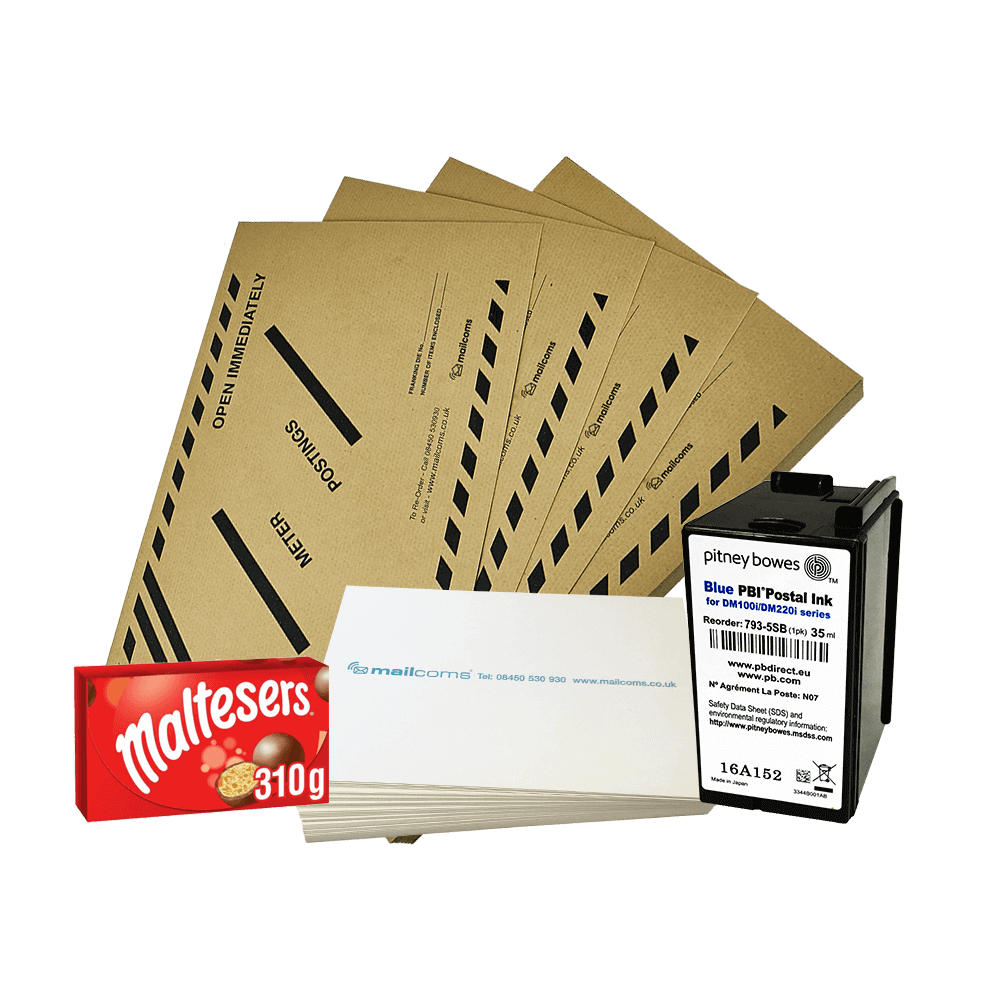 Pitney Bowes DM160i & DM220i Ultimate Franker Bundle - Original Ink