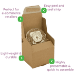 Brown E-Commerce Postal Box - 110x100x70mm