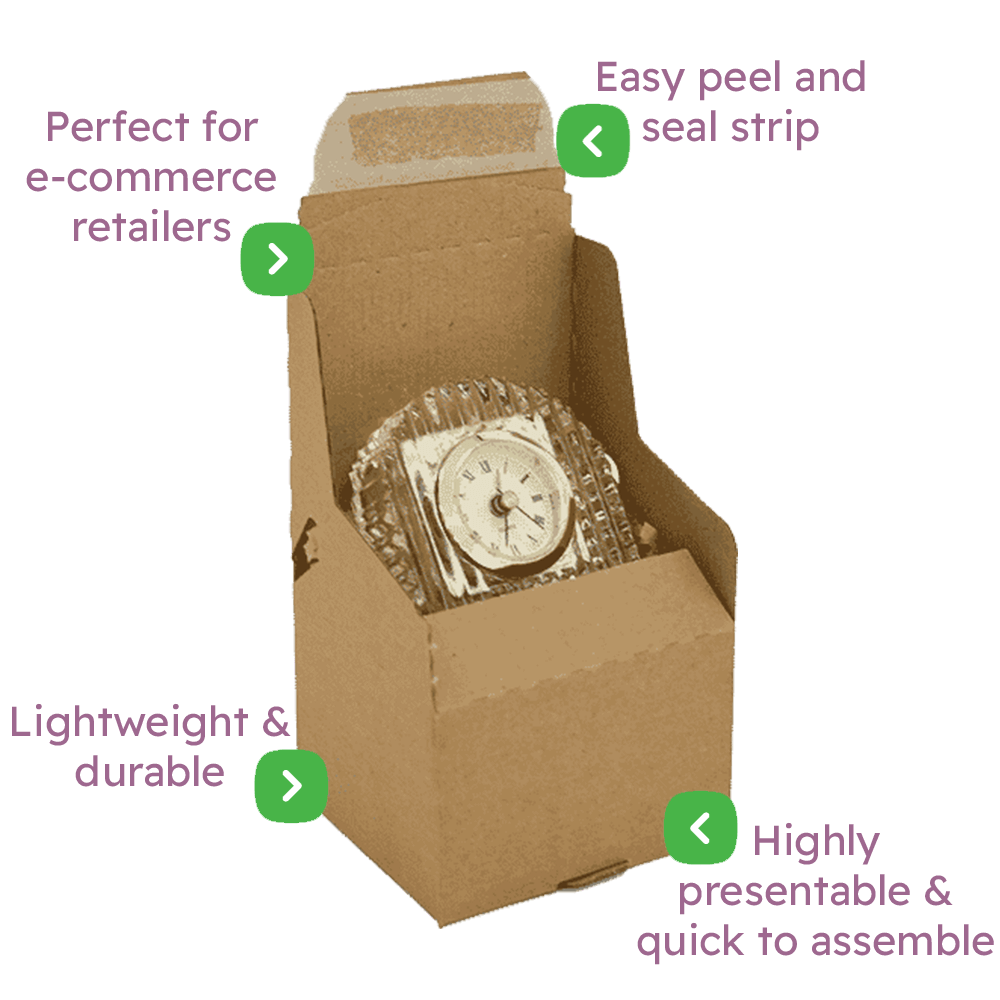 Brown E-Commerce Postal Box - 110x100x70mm
