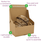 Brown E-Commerce Postal Box - 222x150x88mm