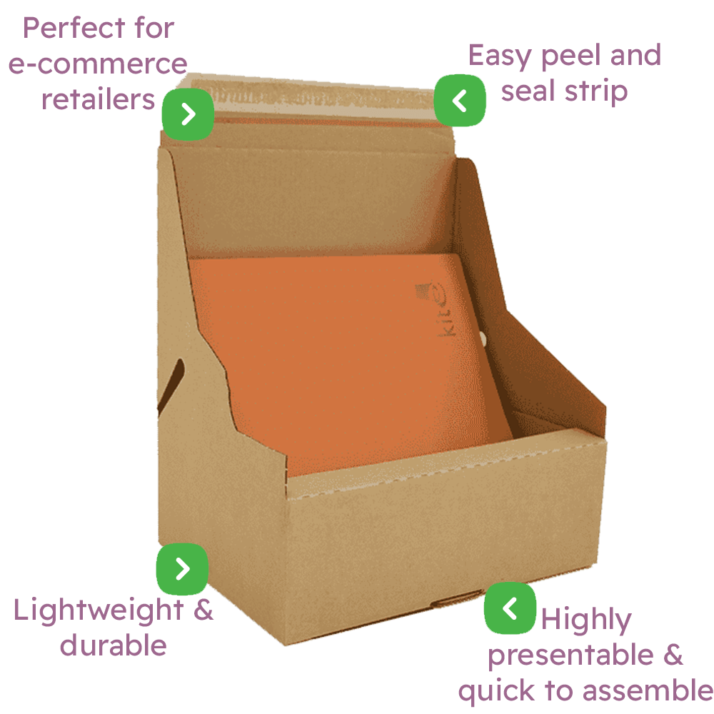 Brown E-Commerce Postal Box - 290x208x95mm