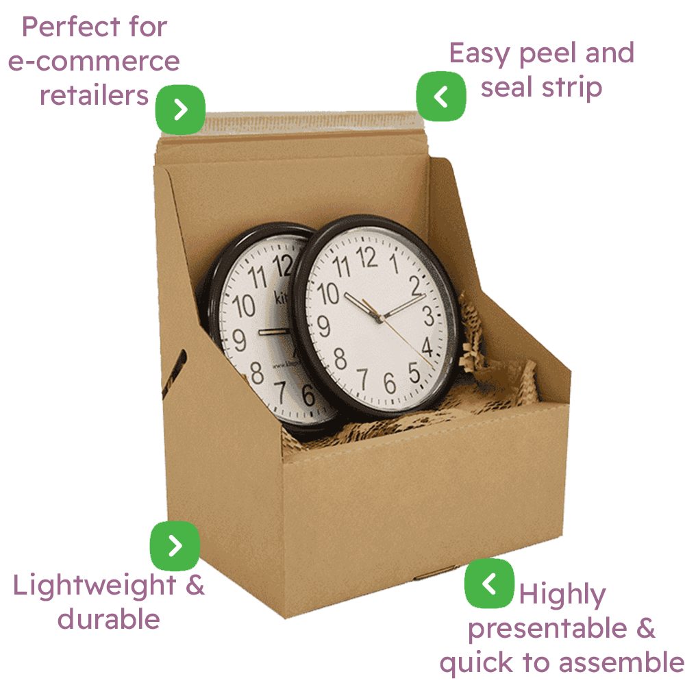 Brown E-Commerce Postal Box - 375x255x150mm