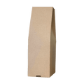 Single Bottle Brown Pinch Top Box - 120x120x395mm