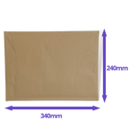 Honeycomb Padded Envelopes / Mailers - 240x340mm