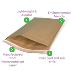Honeycomb Padded Envelopes / Mailers - 240x340mm