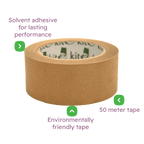 Paper Kraft Packing Parcel Tape - 48mmx50m