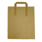 Large Brown Tape Handle Paper Carrier Bags - 254x140x295mm