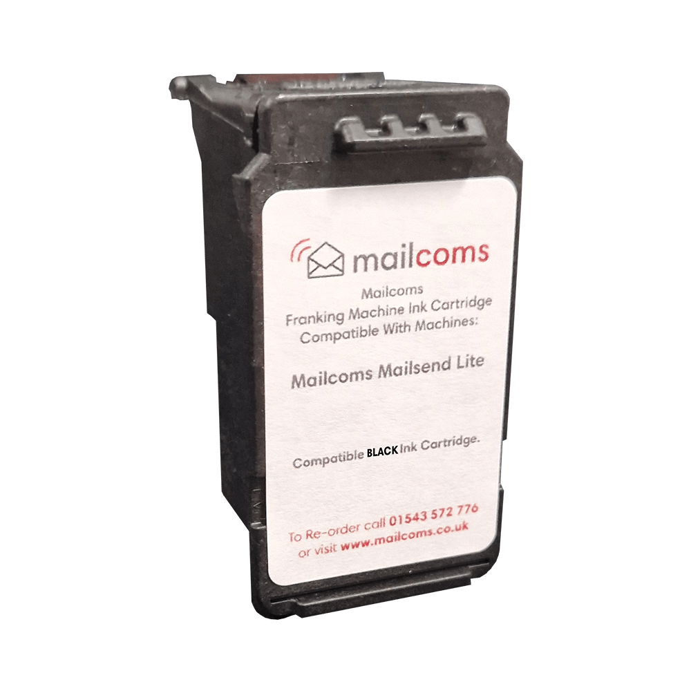 Mailcoms SendPro Mailstation & Mailsend Lite Black Ink Cartridge