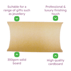 Brown C5 Pillow Boxes - 229x162x35mm