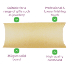 Brown DL Pillow Boxes - 220x110x35mm