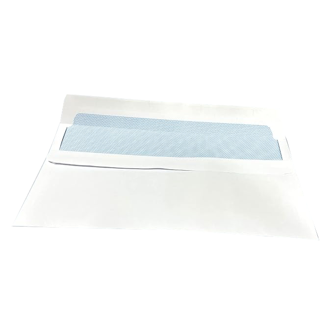 White DL Windowed (35mm x 90mm) Self Seal Envelopes (110mm x 220mm)