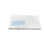 White DL Windowed (35mm x 90mm) Self Seal Envelopes (110mm x 220mm)
