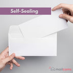 250 White C4 Windowed (40mm x 105mm) Self Seal Envelopes (324mm x 229mm)