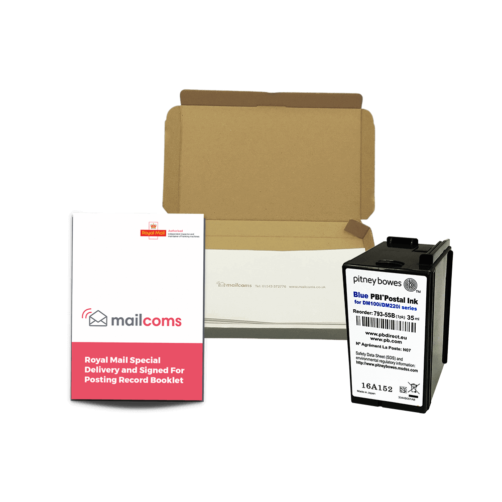 Pitney Bowes SendPro+ Special Delivery Franker Bundle - Original Ink