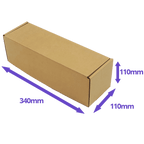Single Bottle Air Packaging Kit - Includes Air Cushioning Bags, Brown Postal Boxes & Hand Pump