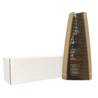 Single Bottle Flexi-Hex Bottle Sleeve Kit – Includes Flexi-Hex Bottle Sleeve & White Postal Boxes