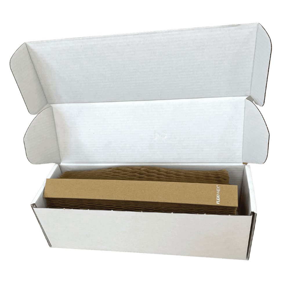 Single Bottle Flexi-Hex Bottle Sleeve Kit – Includes Flexi-Hex Bottle Sleeve & White Postal Boxes