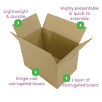 Single Wall Cardboard Boxes - 381x254x254mm
