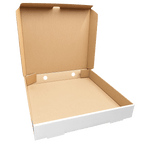White 12" (Inch) Takeaway Pizza Box - 305x305x38mm